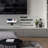 ProMounts Single Wall AV Component Glass Shelf Hold up to 18 lbs