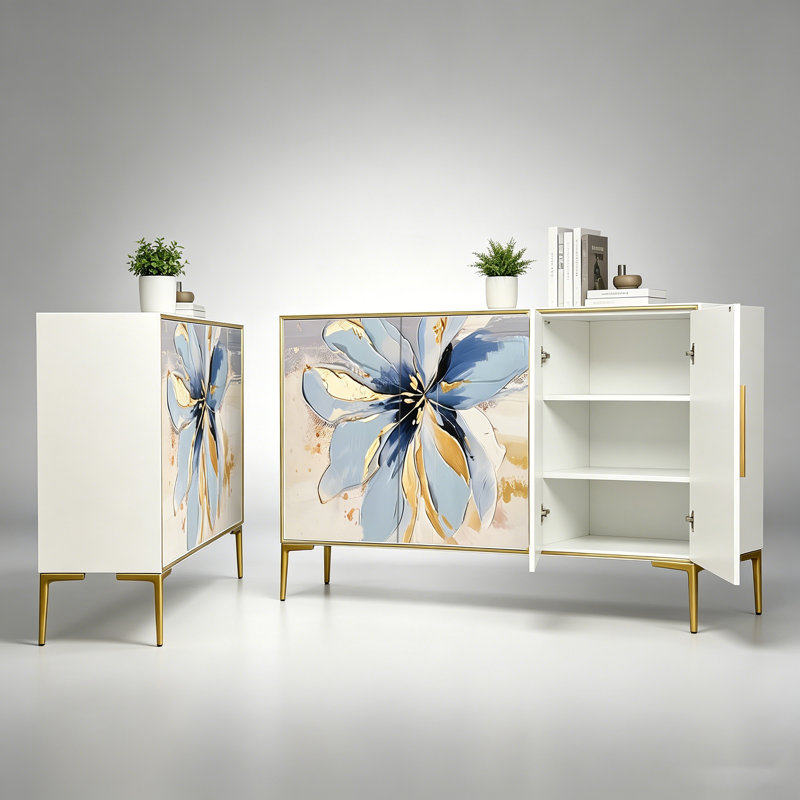 Modern-style Solid Wood Office Storage Cabinet