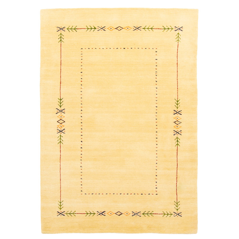 Kashkuli Gabbeh Cream Rug 4'0" x 5'8"