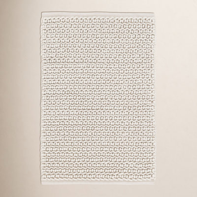 Veranda Ivory Hand-Woven Performance Rug