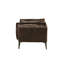 Porchester Distress Chocolate Top Grain Leather Chair