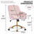 Adjustable Office Chair, Home Bedroom, Swivel Chairrest Seat, Comfortable For Long Sitting-730896491-720633615