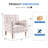 29" Wide Soft Plaid Fabric Accent Chair With Solid Wood Legs-120329946