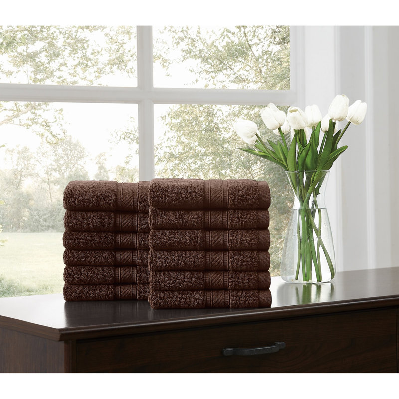  Ensembles de serviettes Regal, Brun