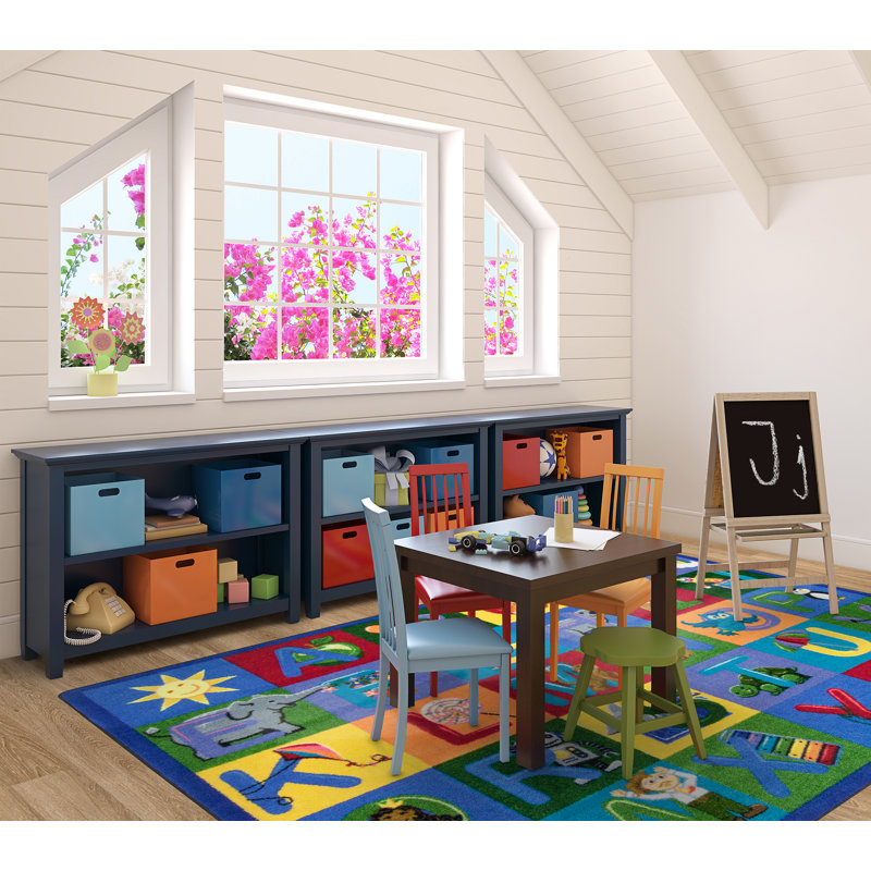 Kid Essentials Learning Letter Sounds Area Rug, Rectangle 7'8" x 10'9"
