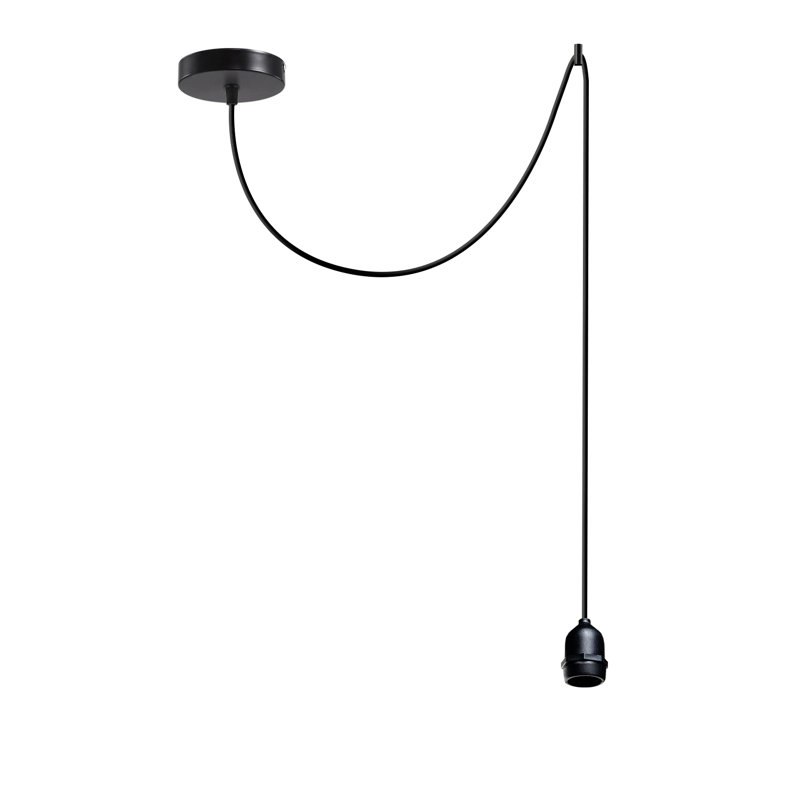 Aryahna 1 - Light Black Spider Pendant, No