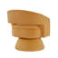 Fauteuil d'appoint pivotant à 360 degrés en velours côtelé, fabrication confortable en bois massif-973882068