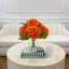 Hydrangea Centerpiece In Vase-407313114