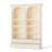 92.5" H Bookcase With Double Arched Open Shelves & 4 Drawers
