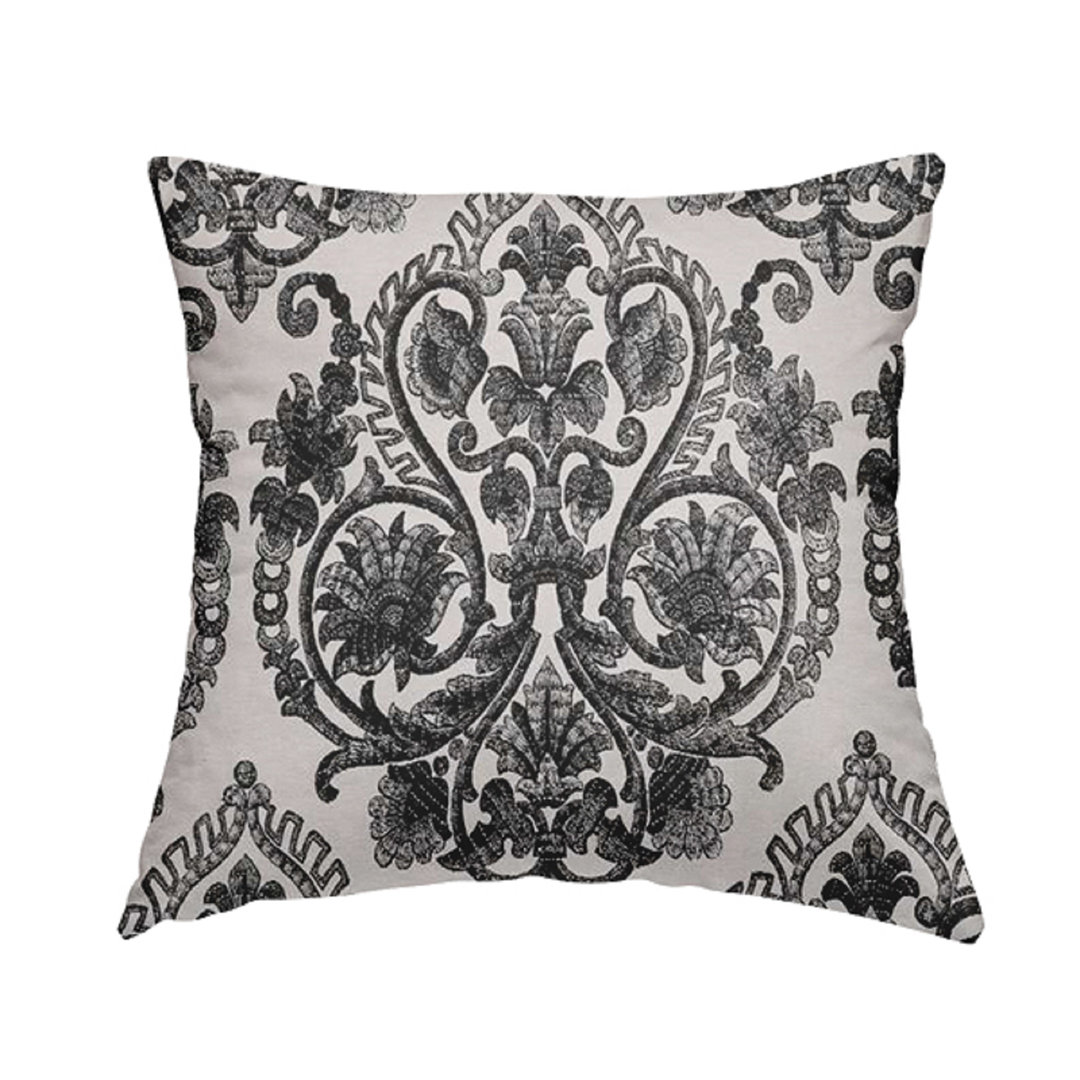 Rushden Damask Cushion with Filling