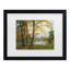 Art mural encadré - Décoration murale «A Quiet Lake» par Albert Bierstadt avec cadre mat - Art du salon, de la cuisine et de la salle de bain - 11 x 14-1385982529-1385982530