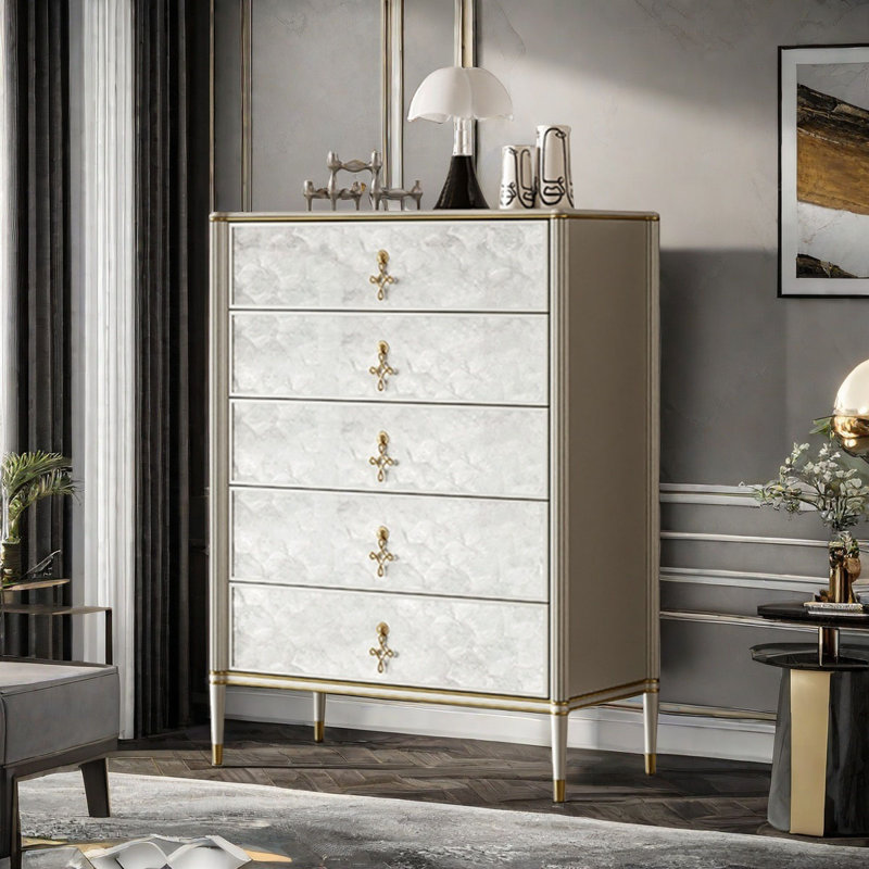 Commode d'appoint en bois de luxe