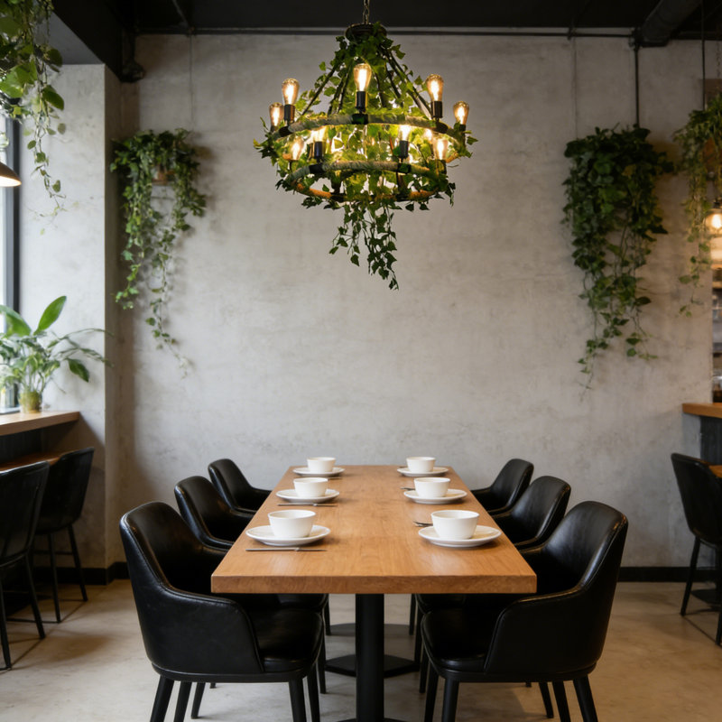 Luminaire suspendu Vintage Green Country