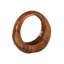 Sculpture brune en teck