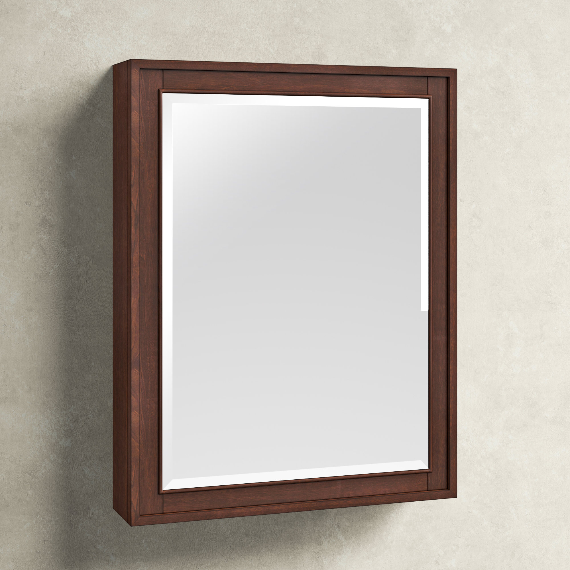 Charley Surface Medicine Cabinet, Tobacco, 36" H x 28" W x 6.25" D