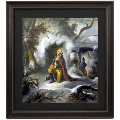 George Washington Praying At Valley Forge By Alonzo Chappel