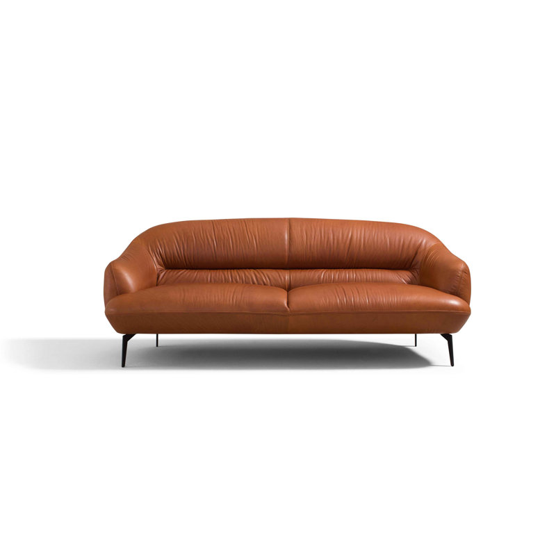 Leonia Cognac Leather Sofa