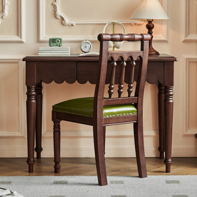 Ensemble de petit bureau et chaise de style français antique