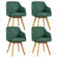 Swivel Linen Modern Upholstered Back Dining & Side Chair-1055869299