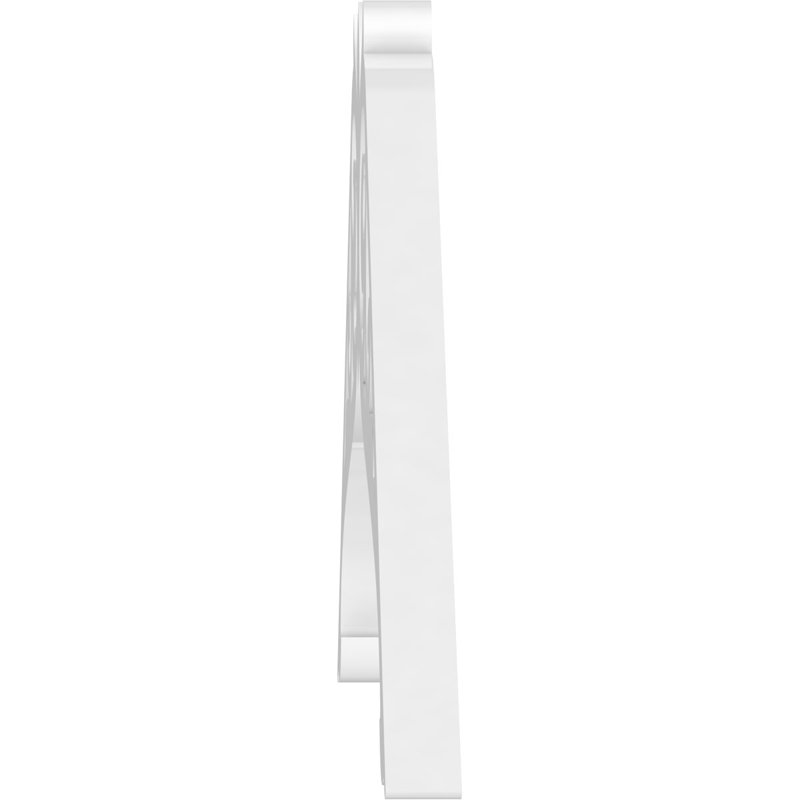 Carrillo Architectural Grade PVC Gable, 13.5" H x 36" W x 1" D, 9/12