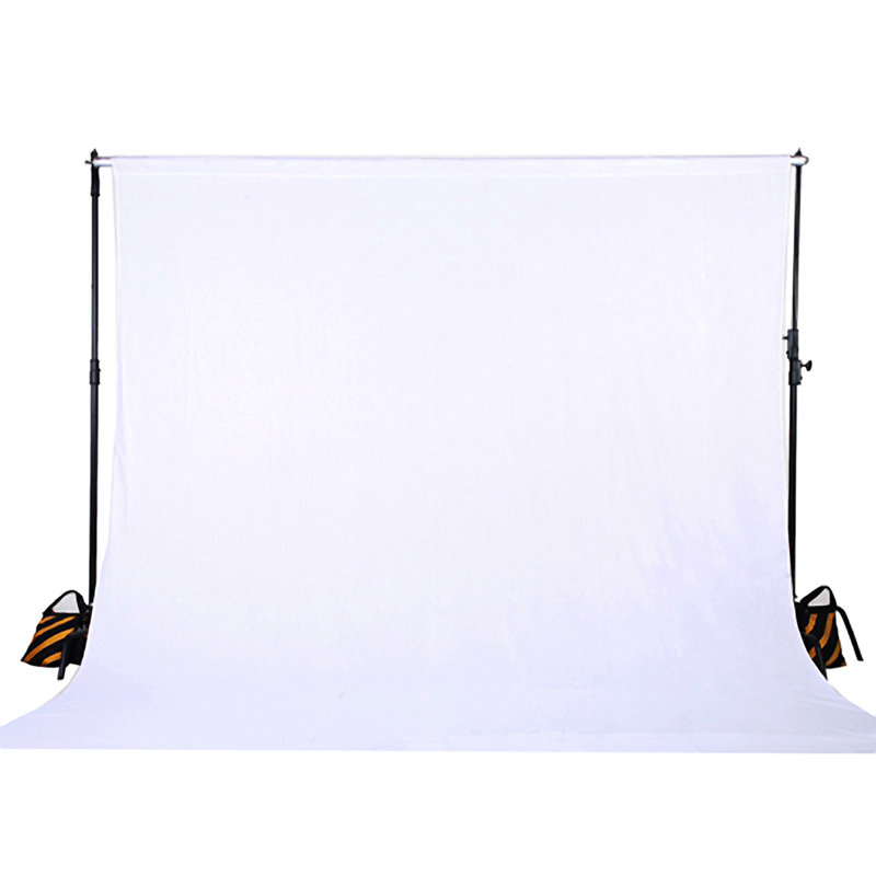 Toile de fond en mousseline pour photographie, Blanc