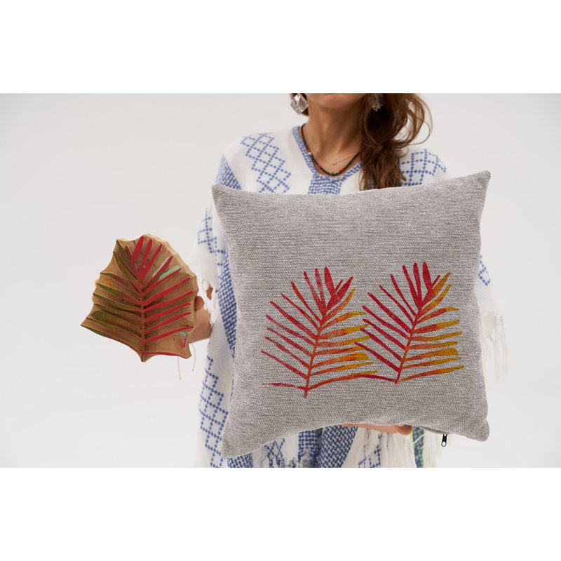 Decorative Cushion Cover, 50% Polyester / 50% Cotton, 16.9 x 16.9 Inches | Digital Print Design, Machine Washable at 86°F | Perfect for Home Decor, Living Room, and Bedroom Accent, Soft and Durable Fabric