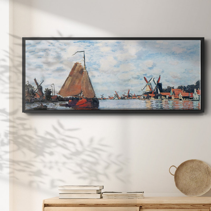Zaan at Zaandam, 1871 01 - Toile encadrée, H 20 po x l 50 po