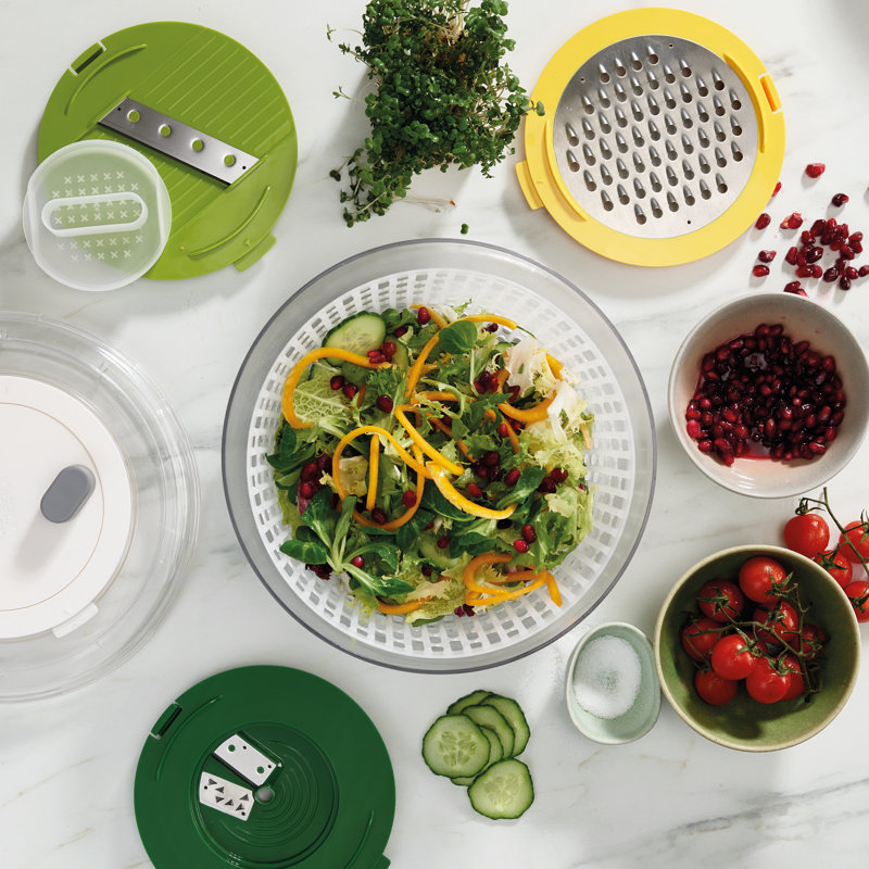 Multi-Prep 4-Piece Salad Spinner & Preparation Set