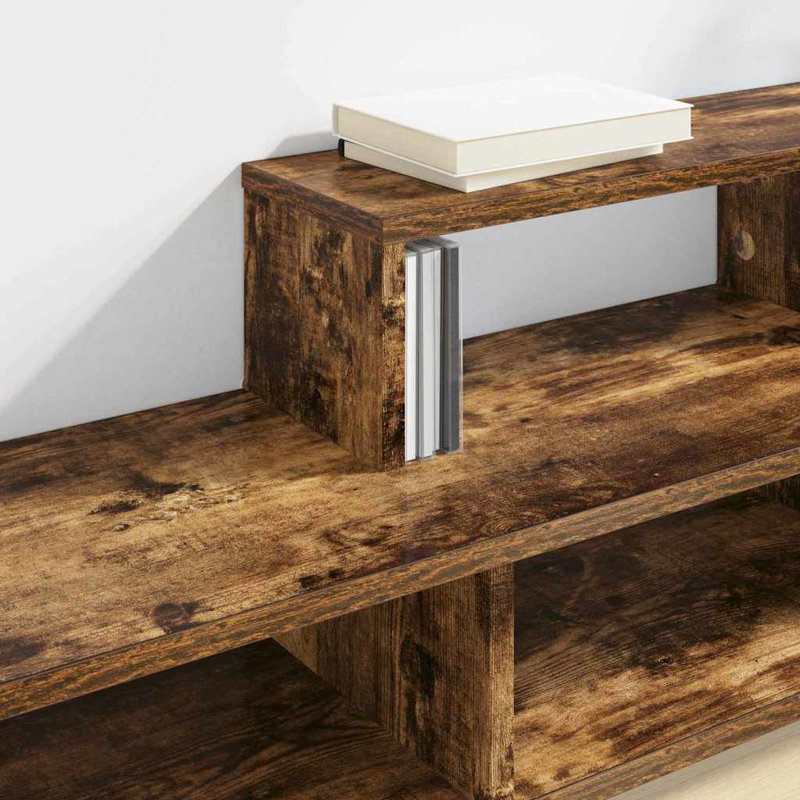 TV Stand, 28.5cm H x 120cm L x 25cm W, Walnut