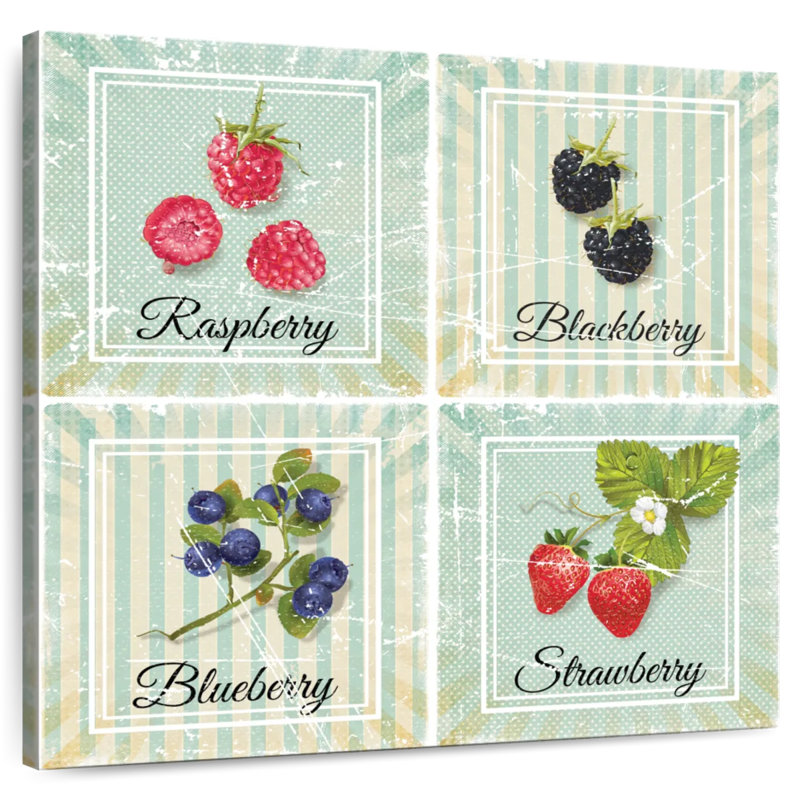 Berries Delight, 24" H x 24" W
