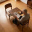 Table de salle à manger carrée 23,6 pouces pour 2 personnes-1302448860