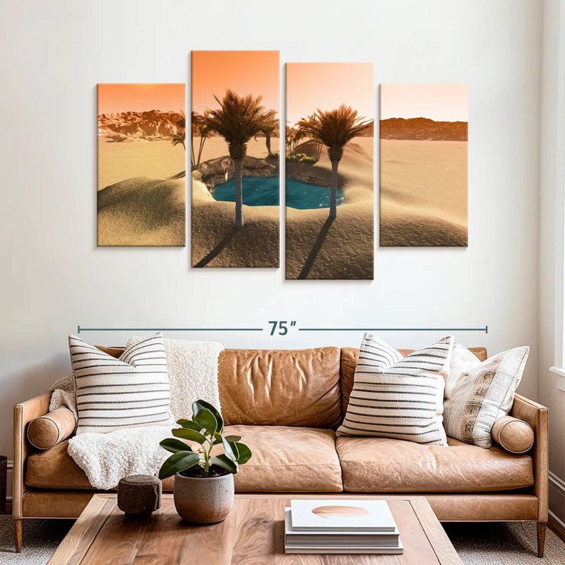 Alvord oasis du désert brûlant, H 42 po x l 68 po