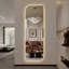 Miroir mural 65 po x 21 po DEL pleine longueur de forme irrégulière