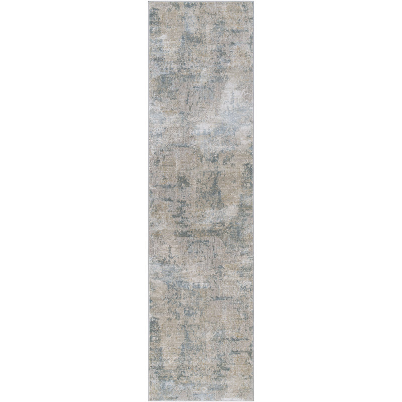 Baudette Abstract Indoor Rug, Runner 2'6" x 10'