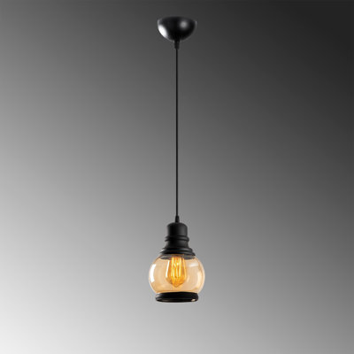 Sydney 1 - Light Black Lantern Pendant