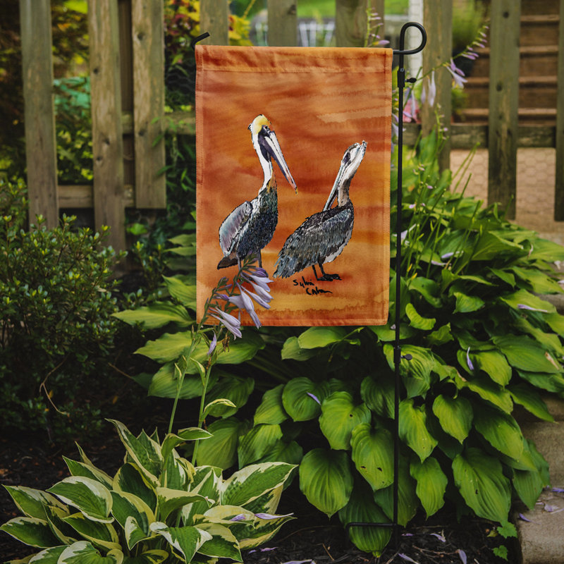 Drapeau de jardin à 2 côtés pelican