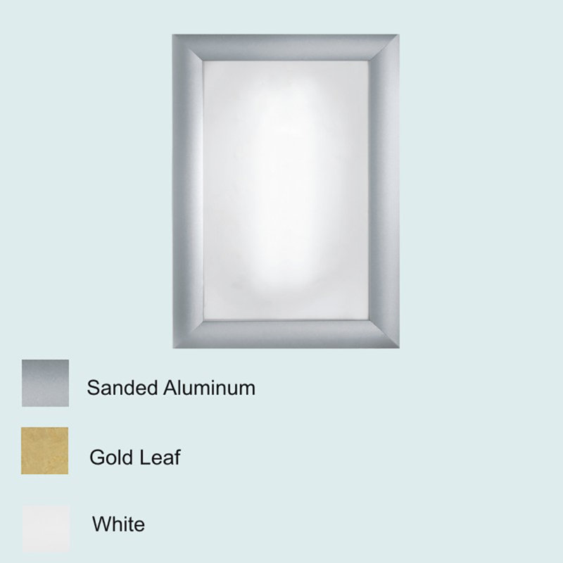 All Fluo 1-Light Recessed Light, Sanded Aluminum