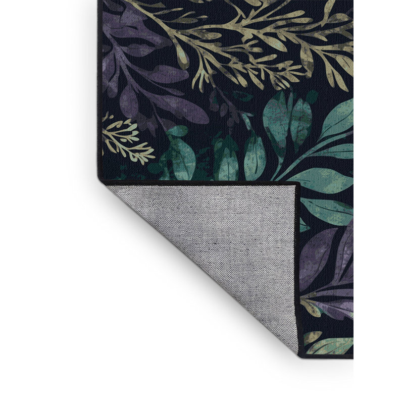 Serene Bloom Rug, Round 4'