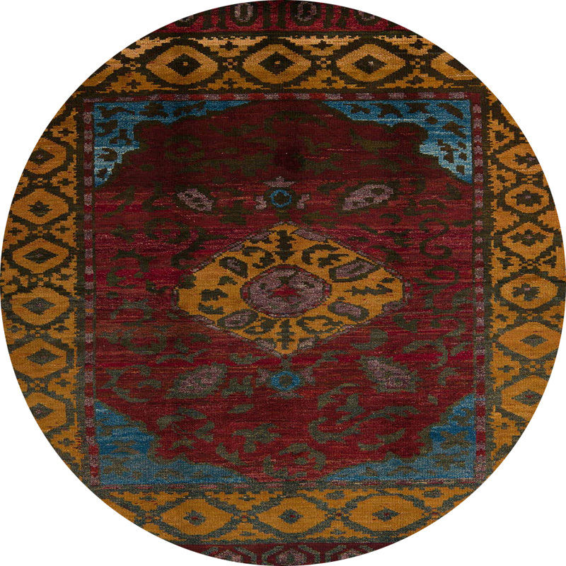 Tapis abstrait et moderne 5159, Rond 6 pi