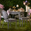 Gambit Check Outdoor Patio Dining Table