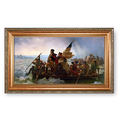 «Washington Crossing the Delaware 1851» par Emanuel Leutze, reproductions d'art classiques du monde, art encadré pour HomeDecor