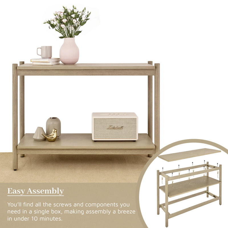 Hartl 41.3" Solid Wood Console Table
