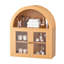 Armoire murale de salle de bain arquée, armoire de rangement avec tablettes réglables pour la cuisine