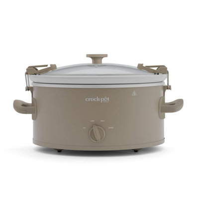 Crock-Pot® Design Series 6-Quart Manual Slow Cooker, Alpaca Brown
