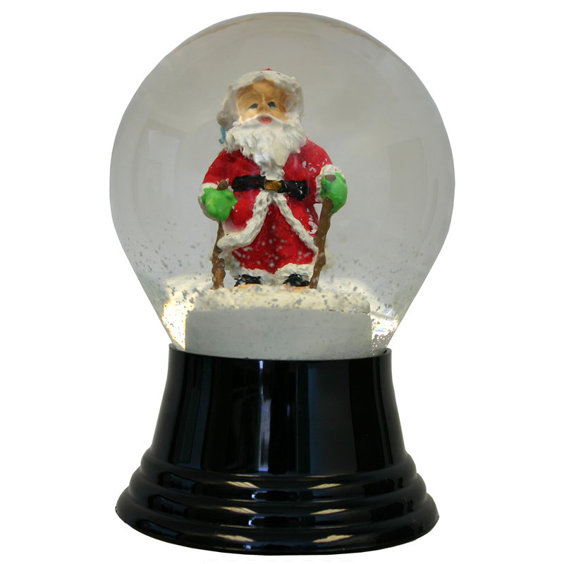  Figurine de collection en verre soufflé avec père Noël