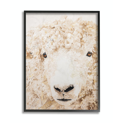 «Sheep Portrait Farm Animal», reproduction d'art