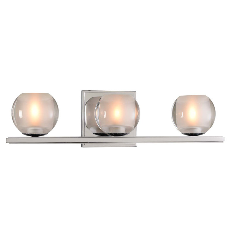 Luminaire pour meuble-lavabo Corona, Chrome