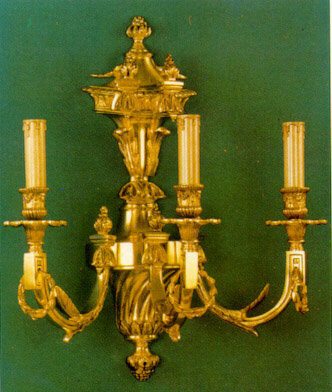 Cowie Candle Wall Light, Antique Silver