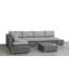 Ensemble de conversation en osier pour 4 personnes avec coussins Liscomb-1237887957