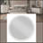 Carena Gray Round Mirror
